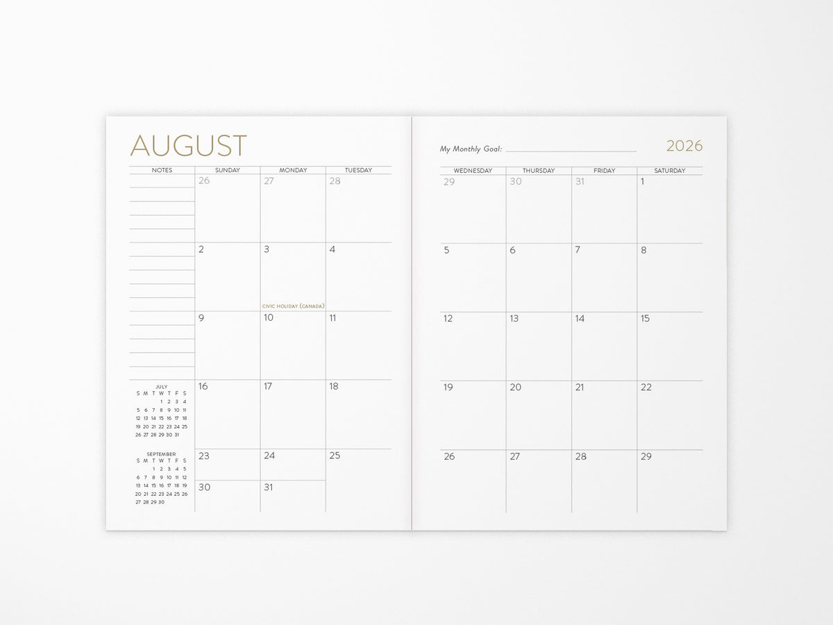 2026 - 2027 Lazy Daisy - Seedlings On the Go Planner