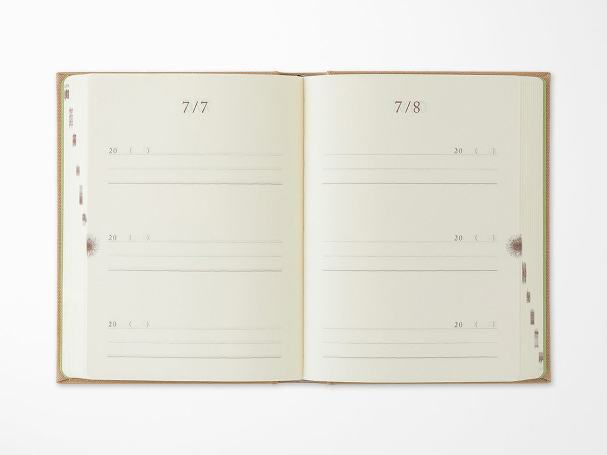 3 Year Diary Gate Mini - Beige