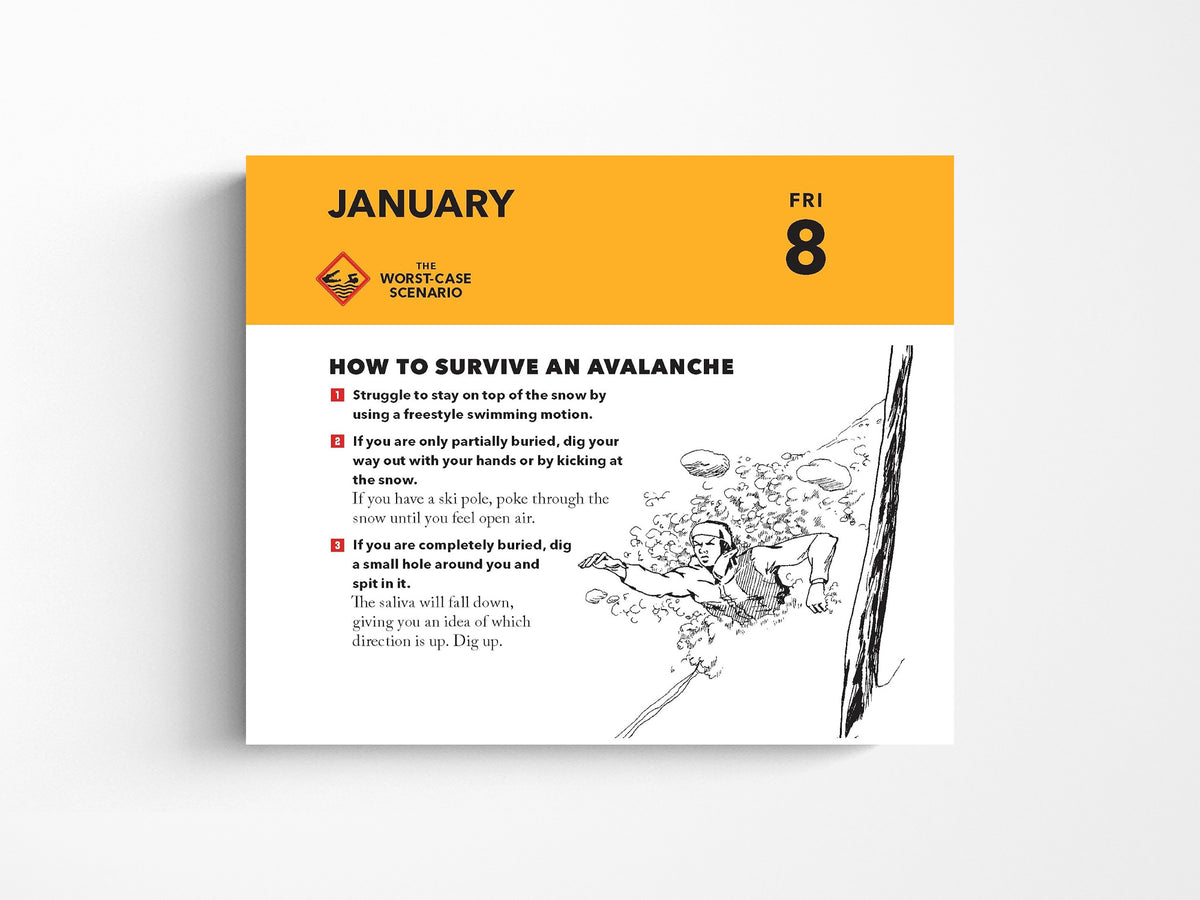 The Worst Case Scenario 2027 Daily Survival Calendar