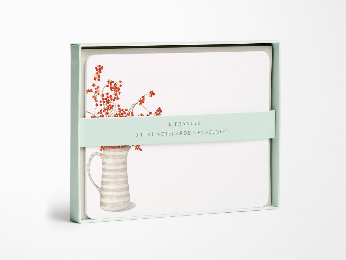 Autumn Berry Pitcher Flat Notes