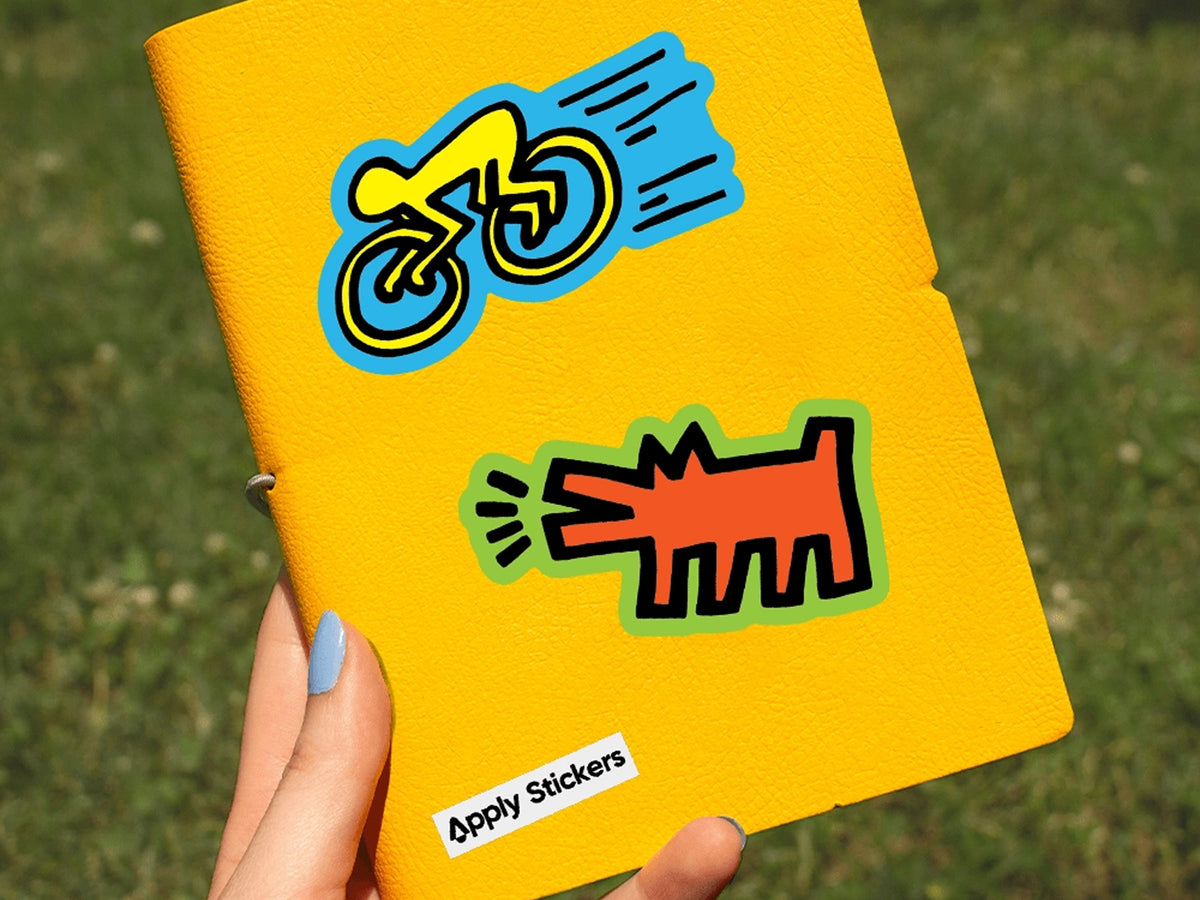 Barking Pop Shop Dog By Keith Haring Vinyl Sticker