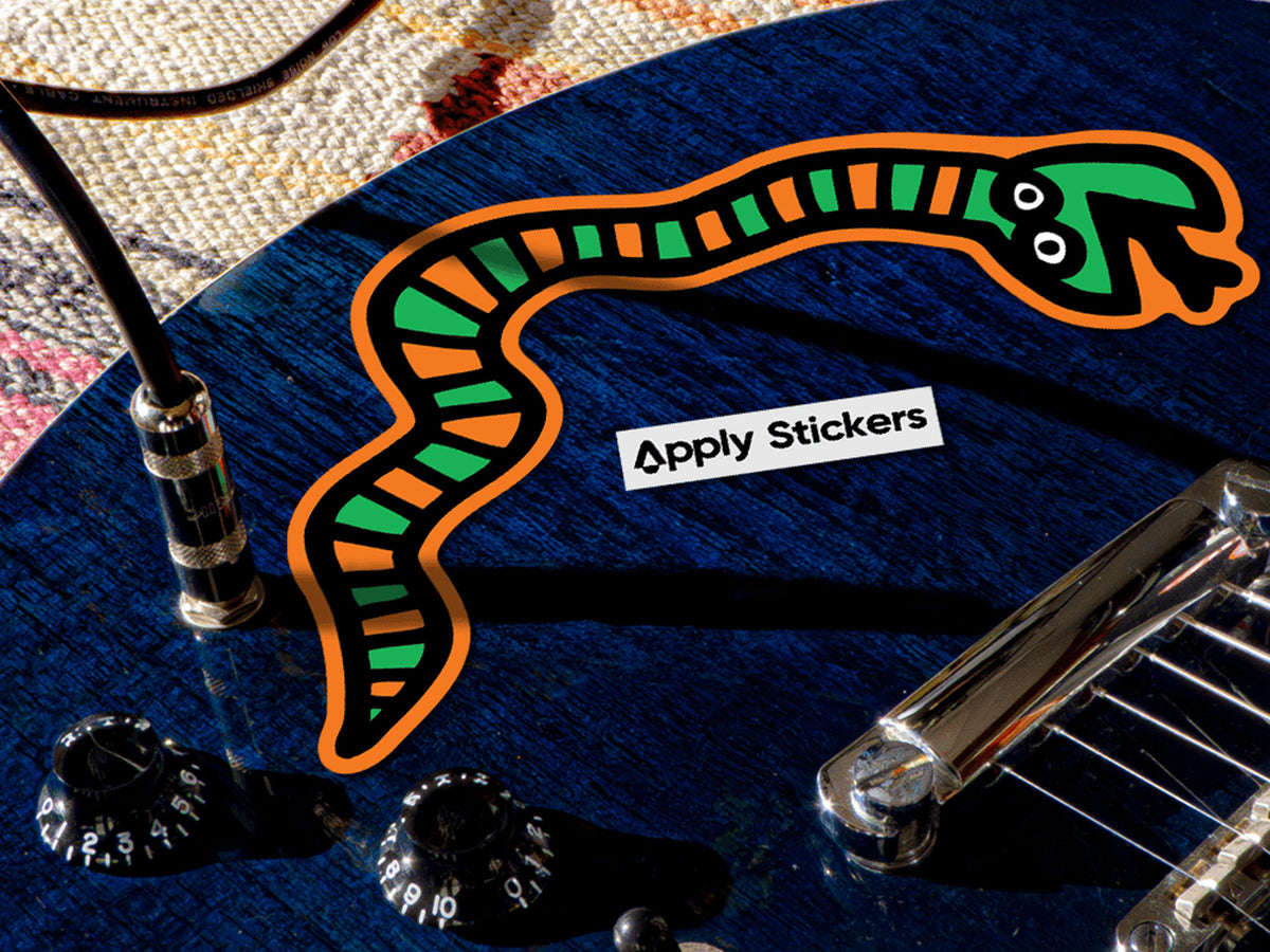 Big Pop Shop Snake By Keith Haring Jumbo Vinyl Sticker