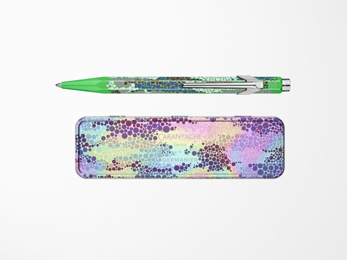 Caran D'Ache 849 Ballpoint Pen Kevin Germanier Neon Green