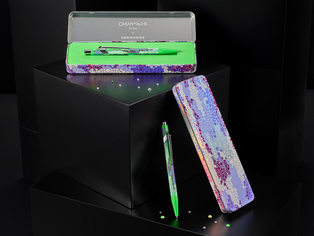 Caran D'Ache 849 Mechanical Pencil Kevin Germanier Neon Green