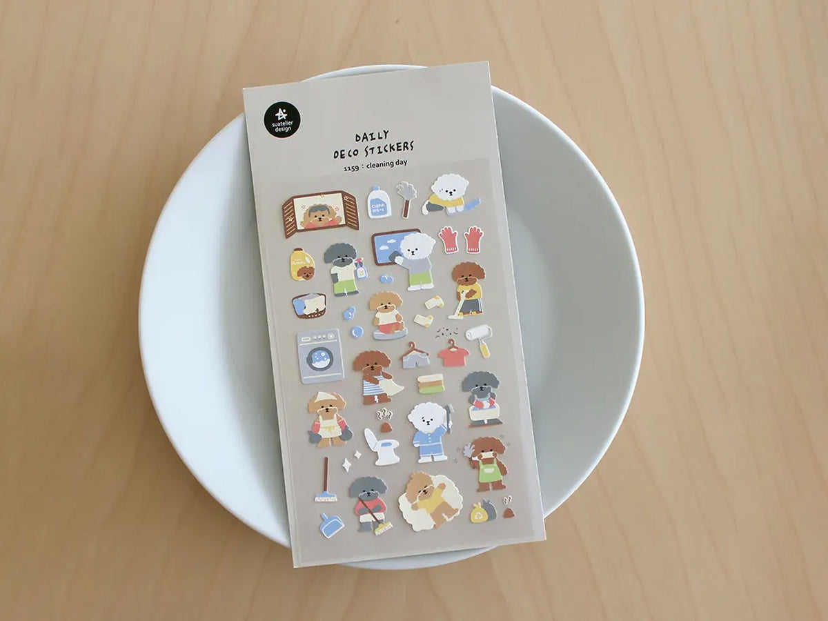 Cleaning Day Sticker Sheet 1159