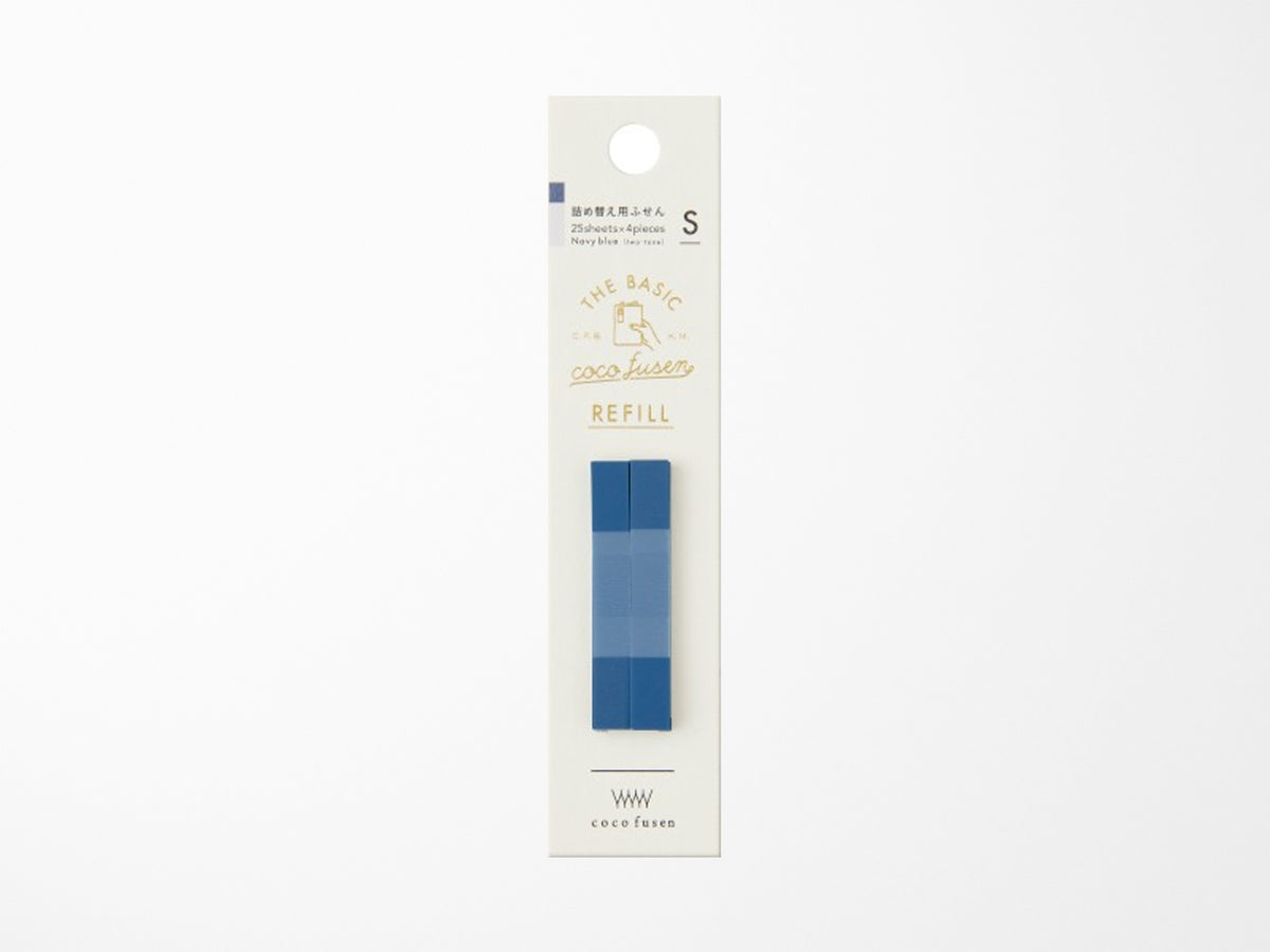 Coco Fusen Basic Refill Sticky Notes Navy Blue S