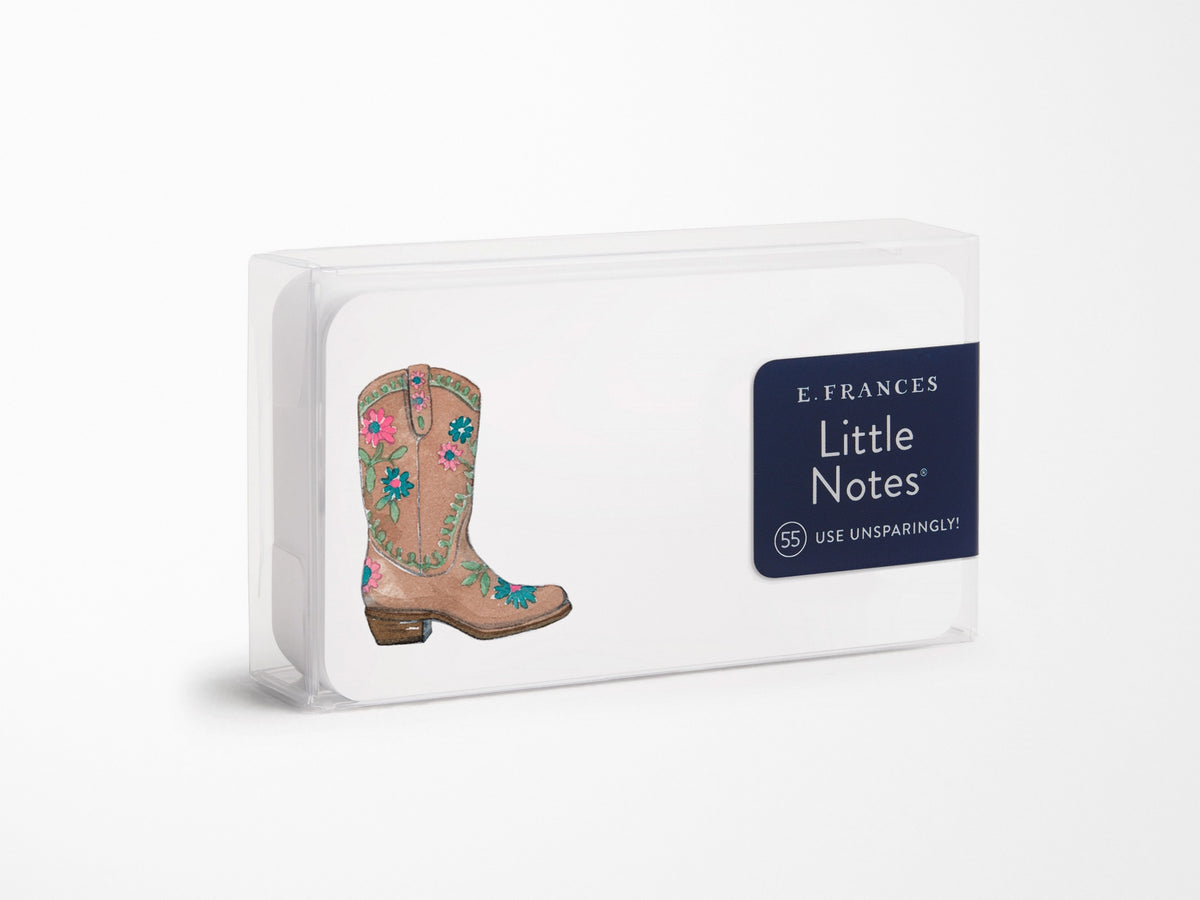 E. Frances Little Notes® - Cowboy Boot New 55 Count