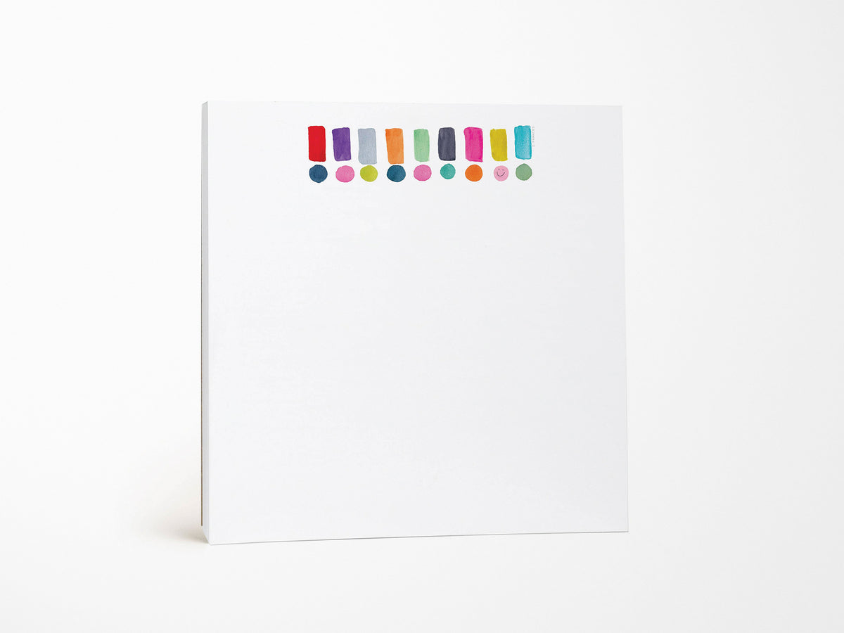 Exclamation Square Notepad
