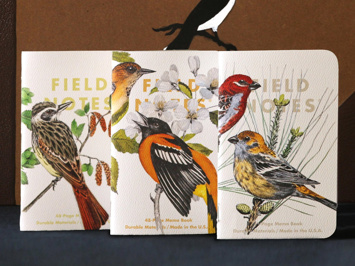 Field Notes Birds and Trees of North America Memo Book Set of 3 - Pack B