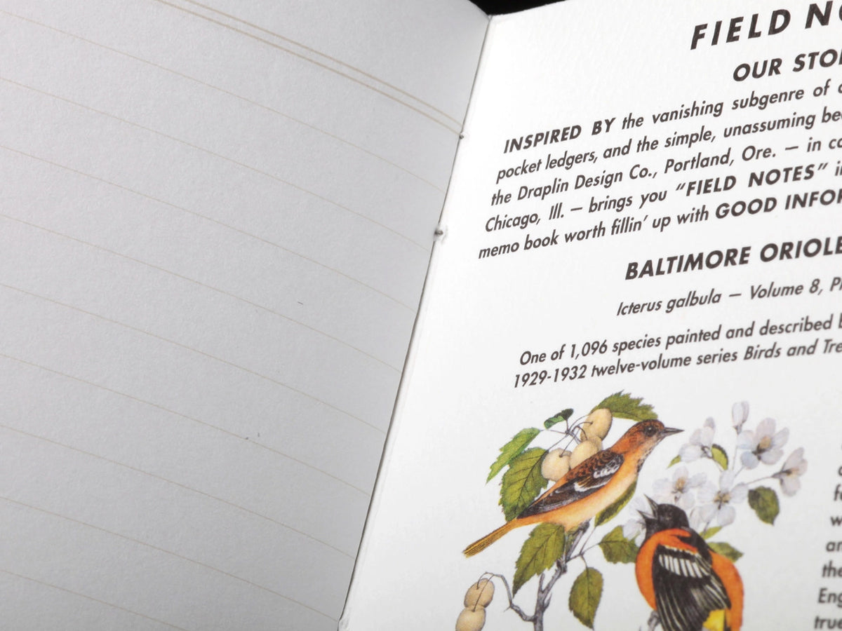Field Notes Birds and Trees of North America Memo Book Set of 3 - Pack B