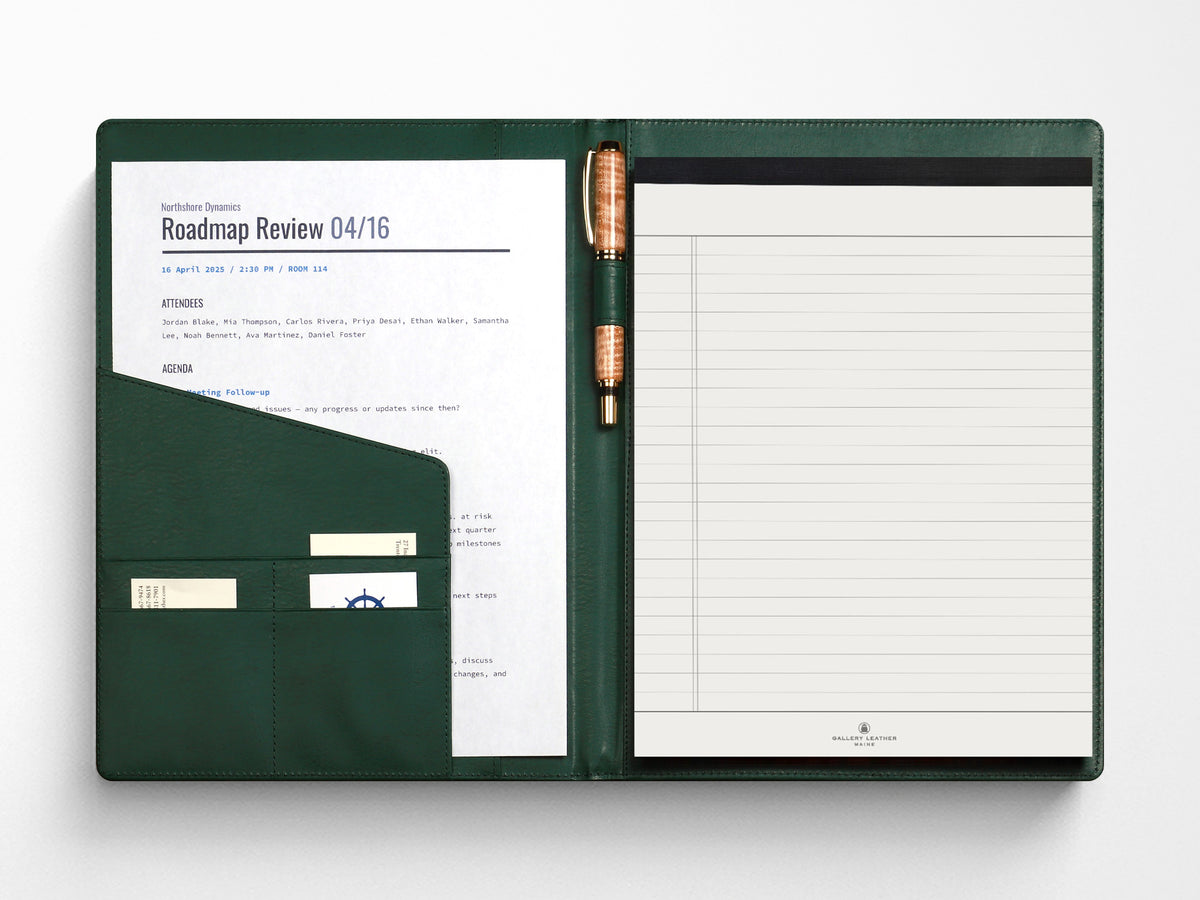 Freeport Bonded Leather Padfolio