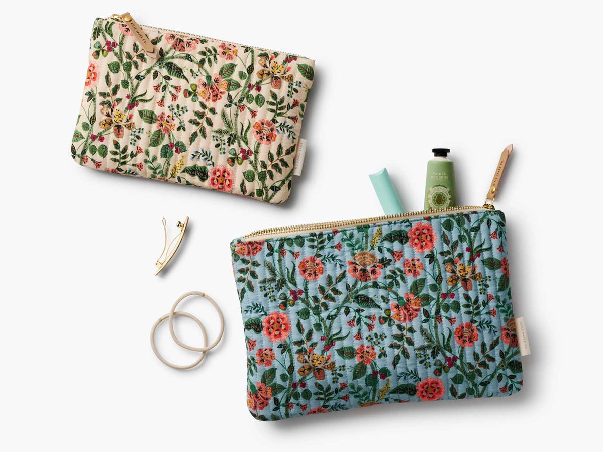 Gracie Quilted Pouch Set