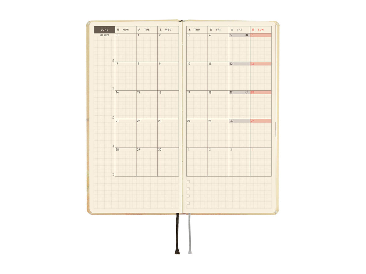 Hobonichi Techo Weeks 2027 - Akiko Miyakoshi: Once, in Spring