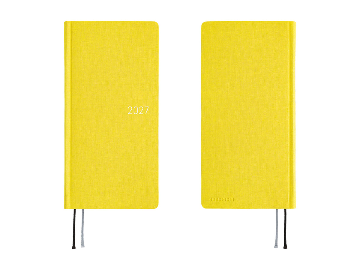 Hobonichi Techo Weeks Mega 2027 - Colors: Canaria Yellow