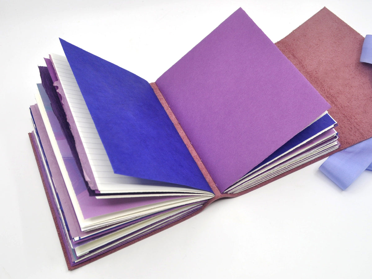 Hollyhock One of a Kind Leather Journal