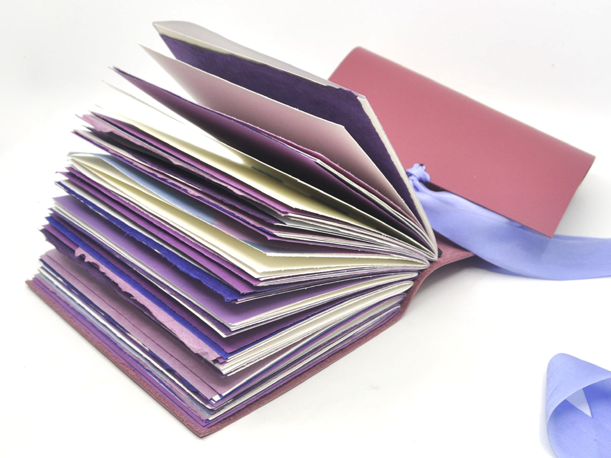 Hollyhock One of a Kind Leather Journal