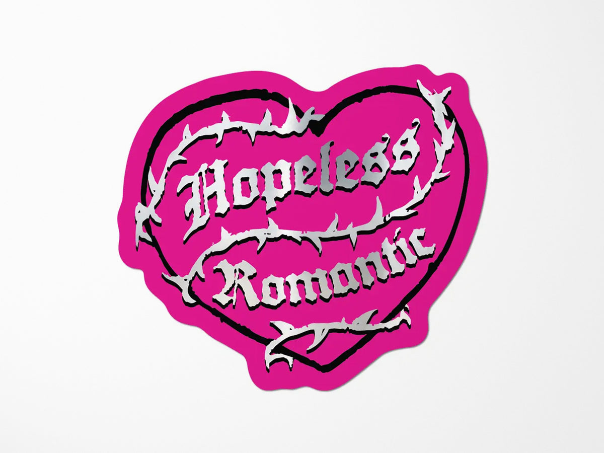Hopeless Romantic Vinyl Sticker