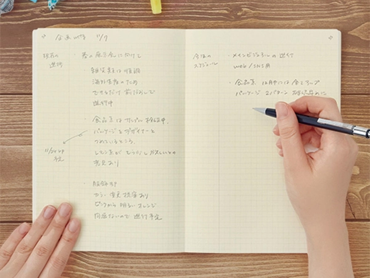 Isshoni A5 Grid Notebook