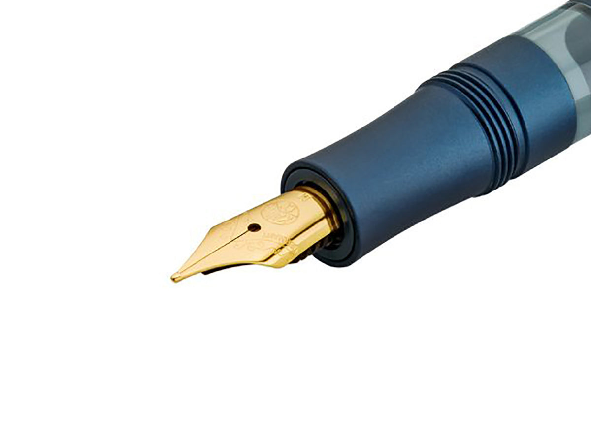 Kaweco AL Sport Piston Navy and Gold Fountain Pen