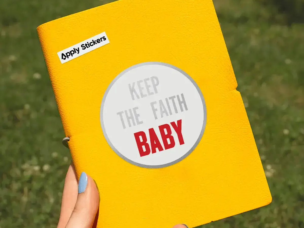 Keep the Faith Baby By Hank Willis Thomas Vinyl Sticker