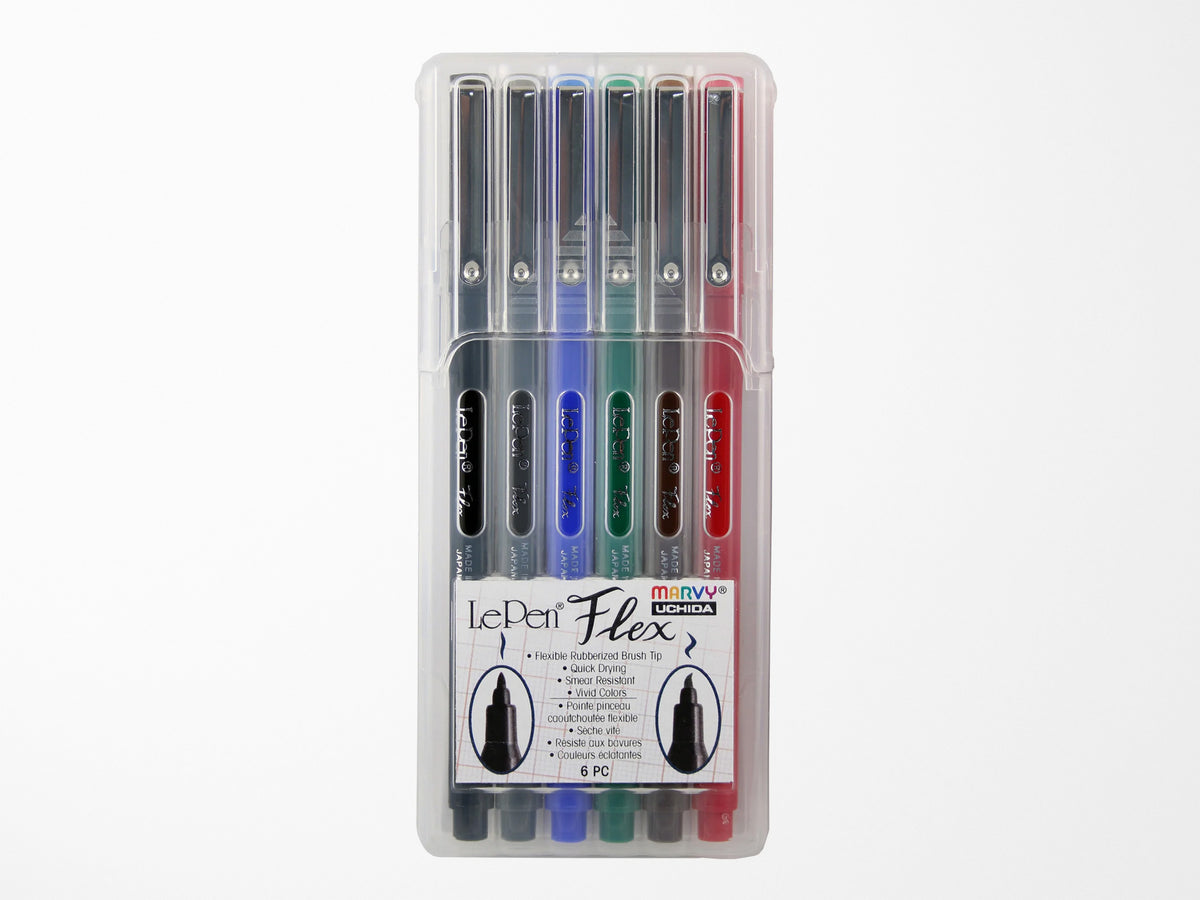 Le Pen Primary Colors Flex - Set of 6 Pens