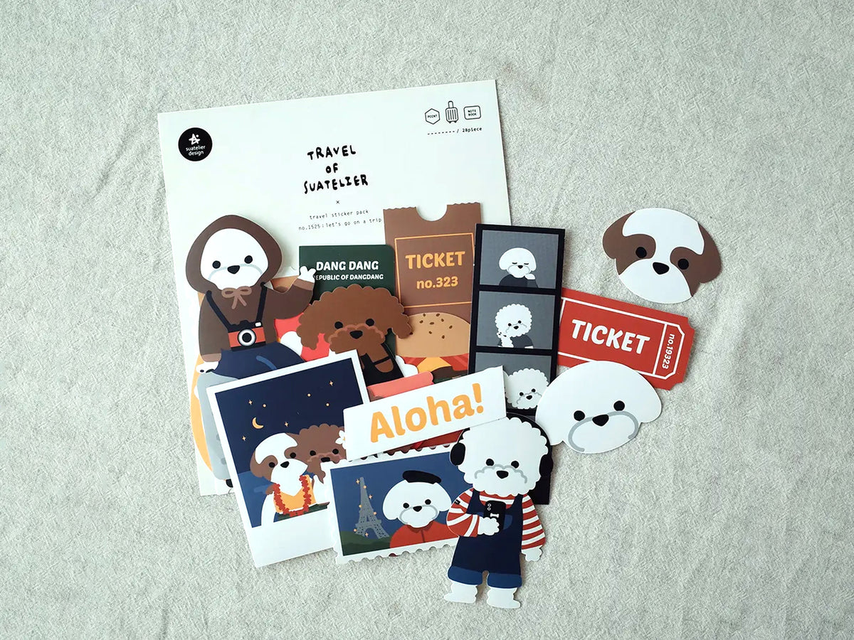 Let's Go On A Trip Sticker Pack 1525