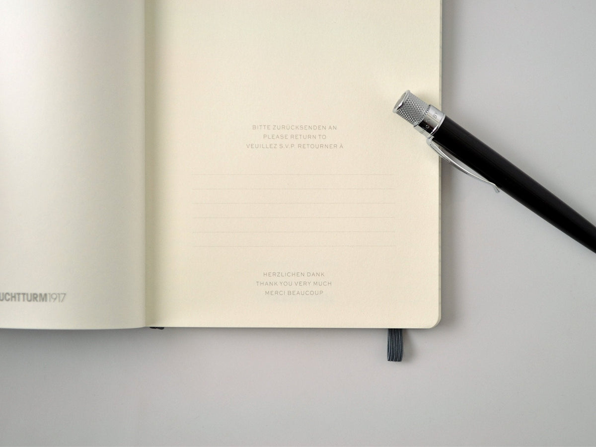 Leuchtturm 1917 Soft Cover Notebook - Ink