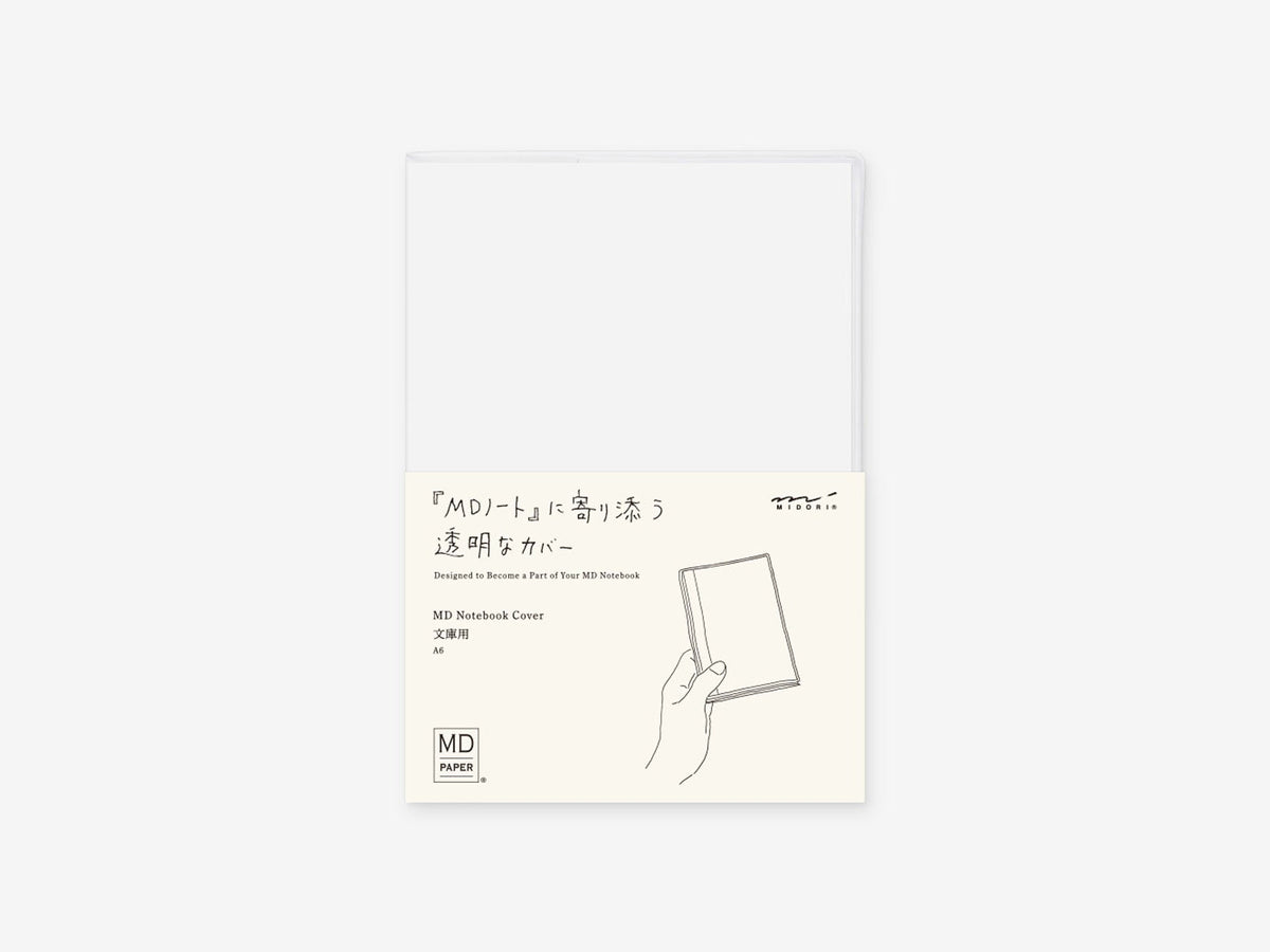 MD Notebook Cover A6 Clear A