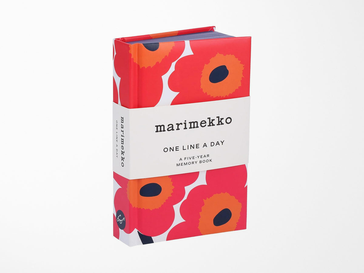 Marimekko Red Unikko One Line a Day A Five-Year Memory Book