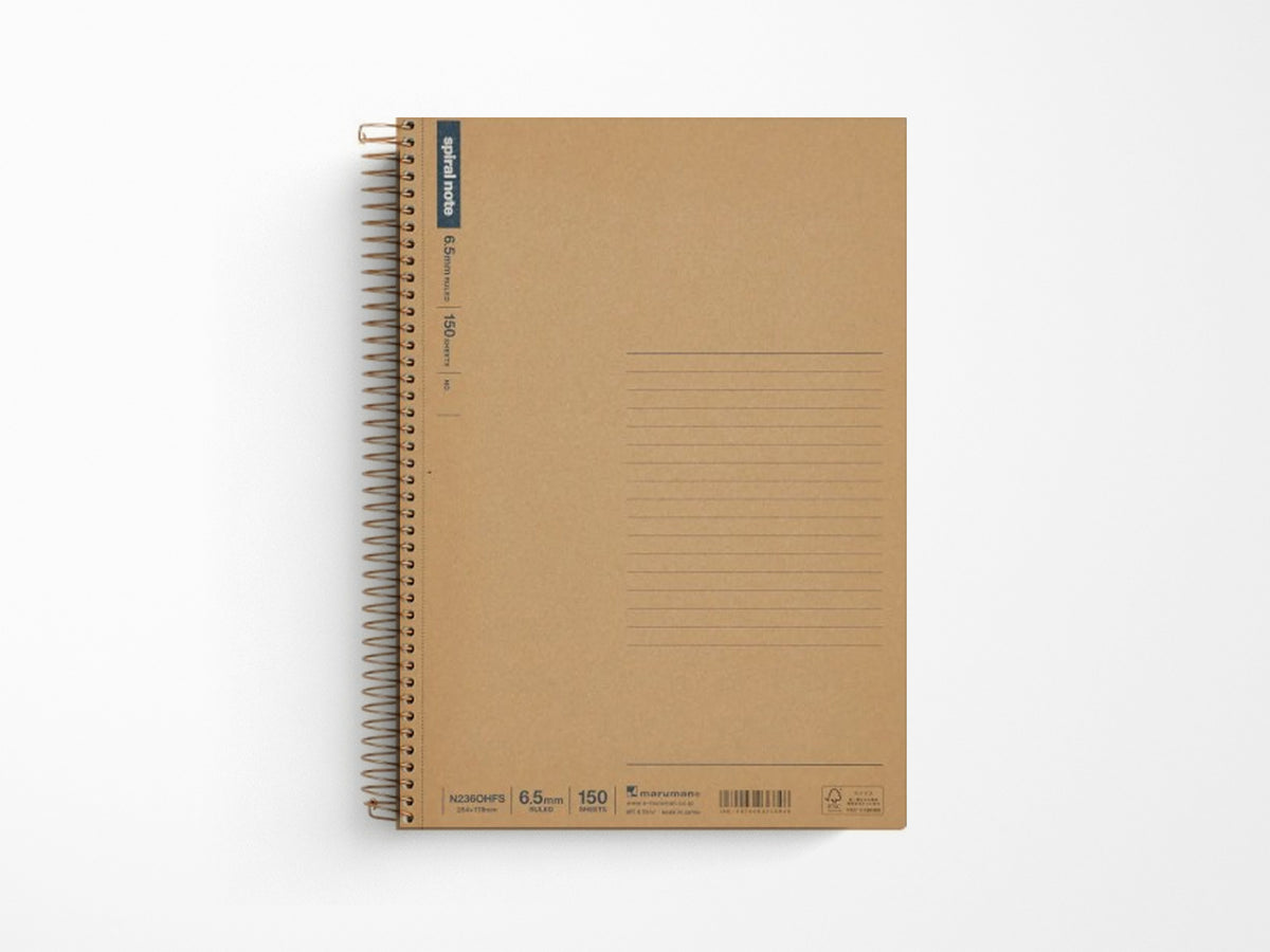 Maruman Spiral Notebook Basic A5 - 150 Sheets