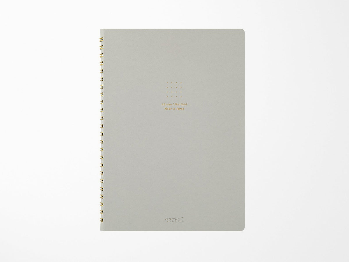 Midori A5 Ring Color Notebook - Dot Grid