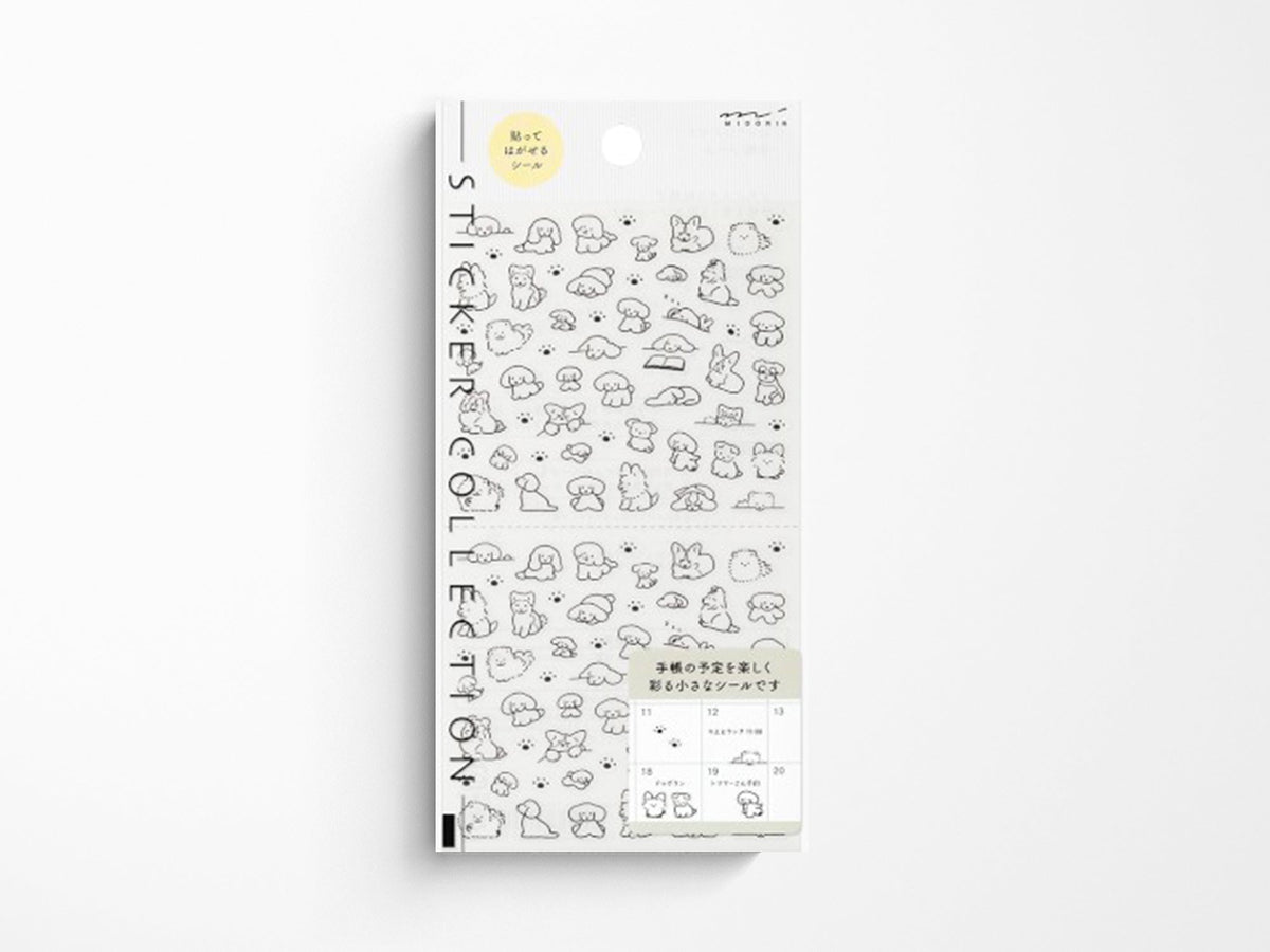 Midori Planner Stickers - S Dog