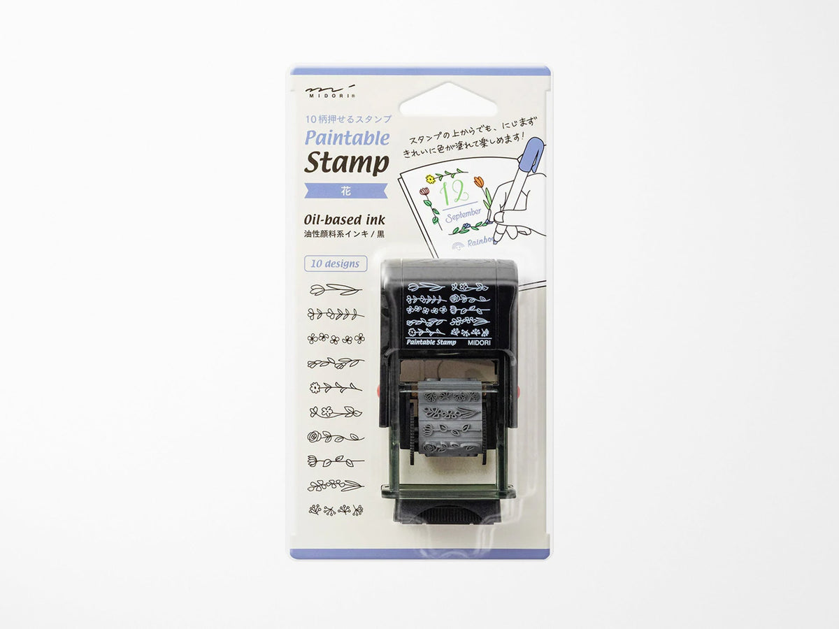Midori Rotating Stamp - Flowers