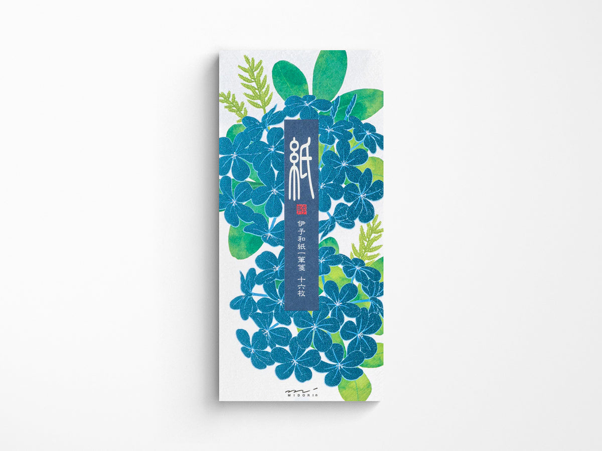 Midori Seasonal Memo Letter Pad - 606 Foil-Stamping Plumbago