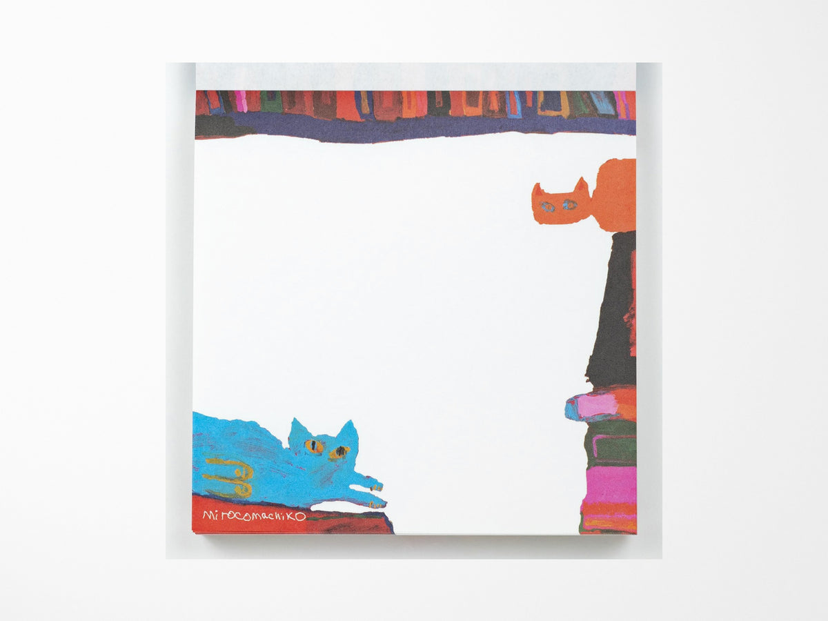 Miroco Machiko Square Memo Pad - Cat