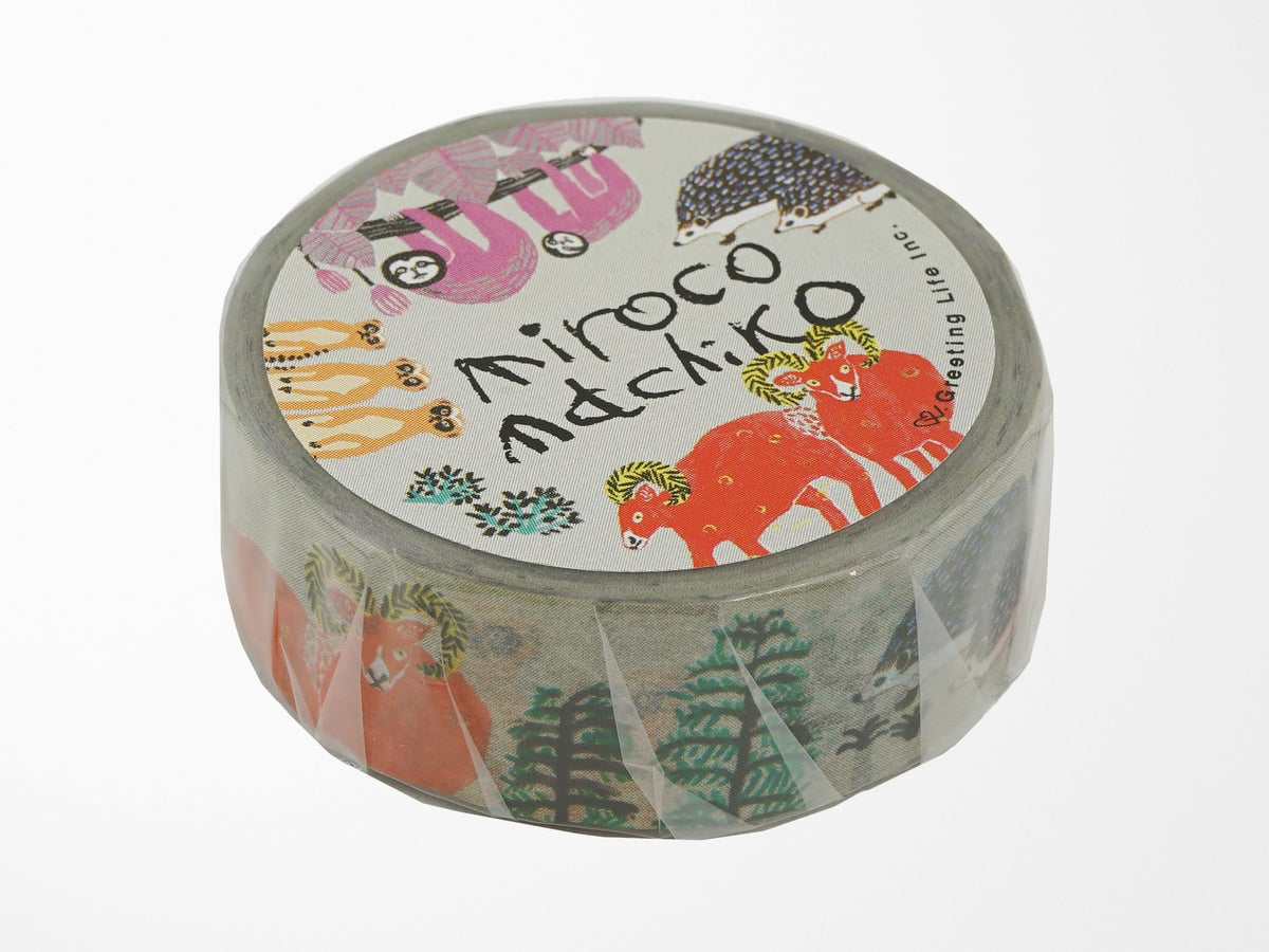 Miroco Machiko Washi Tape - Safari