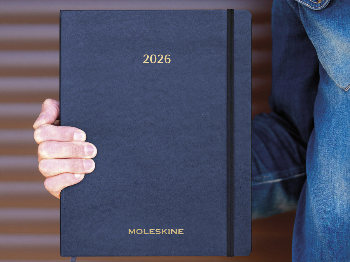 Moleskine 15 Month 2027 Weekly Planner - Sapphire Blue Soft Cover