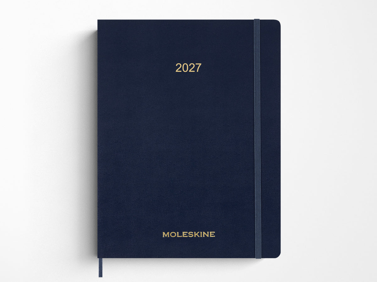 Moleskine 15 Month 2027 Weekly Planner - Sapphire Blue Soft Cover