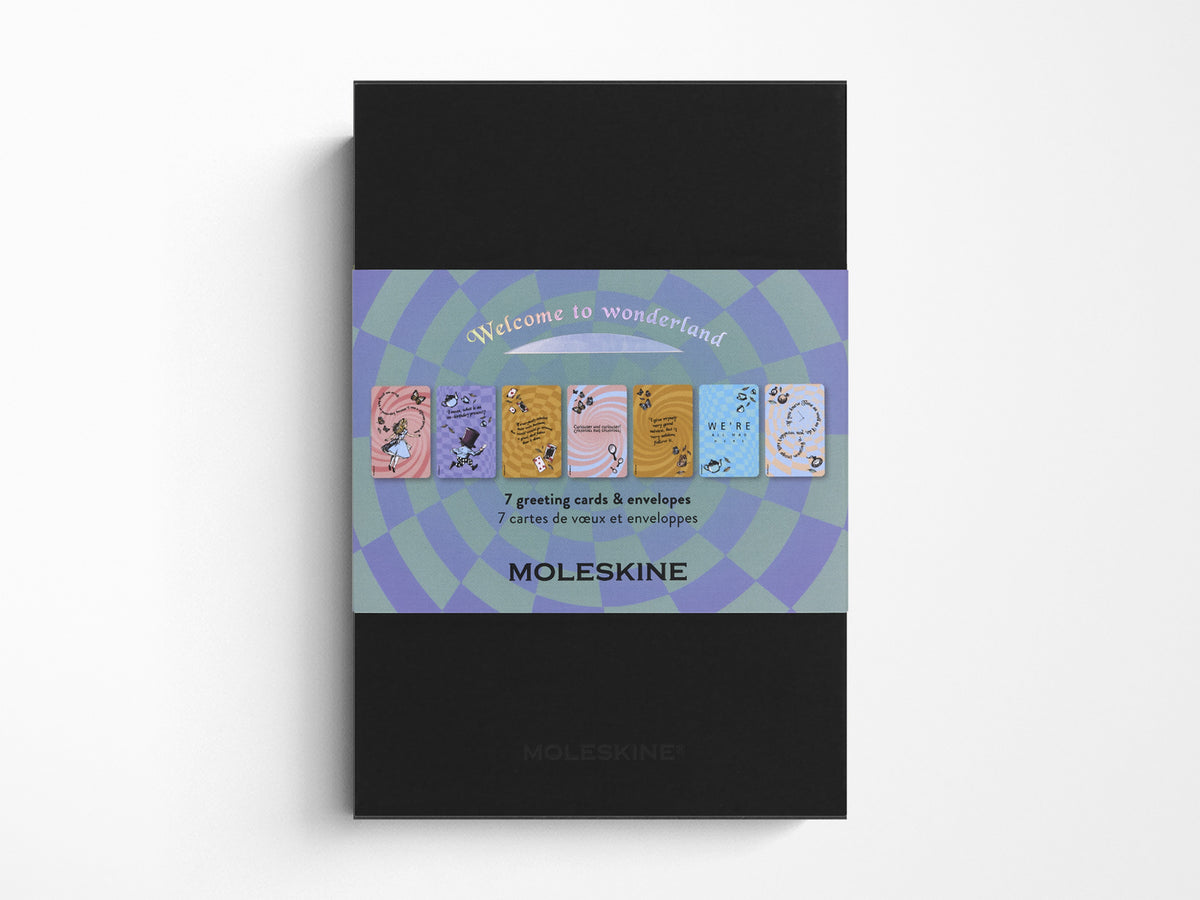 Moleskine x Alice's Adventures in Wonderland Greeting Cards - Set of 7