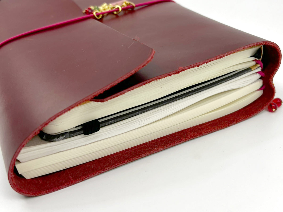 Montana Tri-Fold Refillable Leather Journal