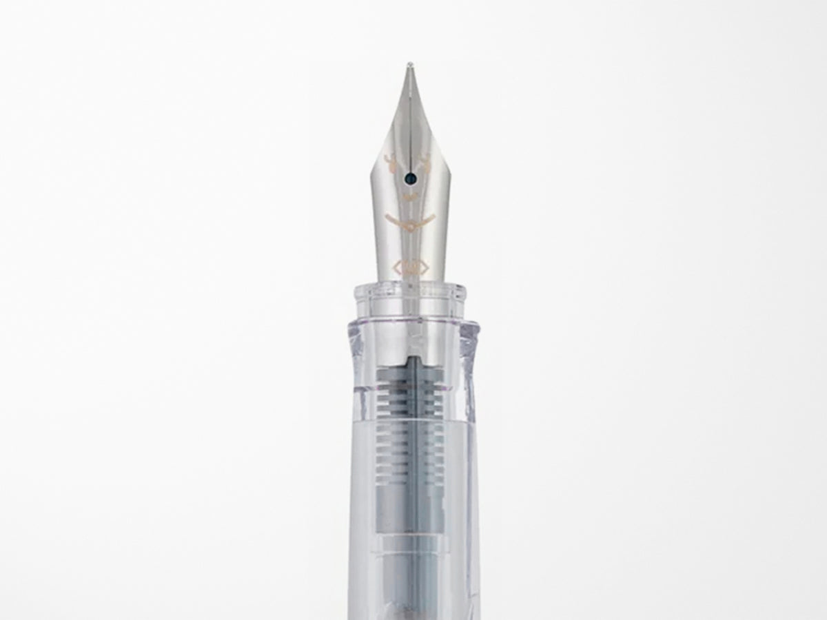 Pilot Kakuno Fountain Pen - Extra Fine - Clear Barrel