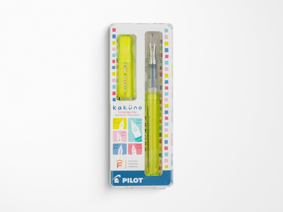 Pilot Kakuno Fountain Pen - Green