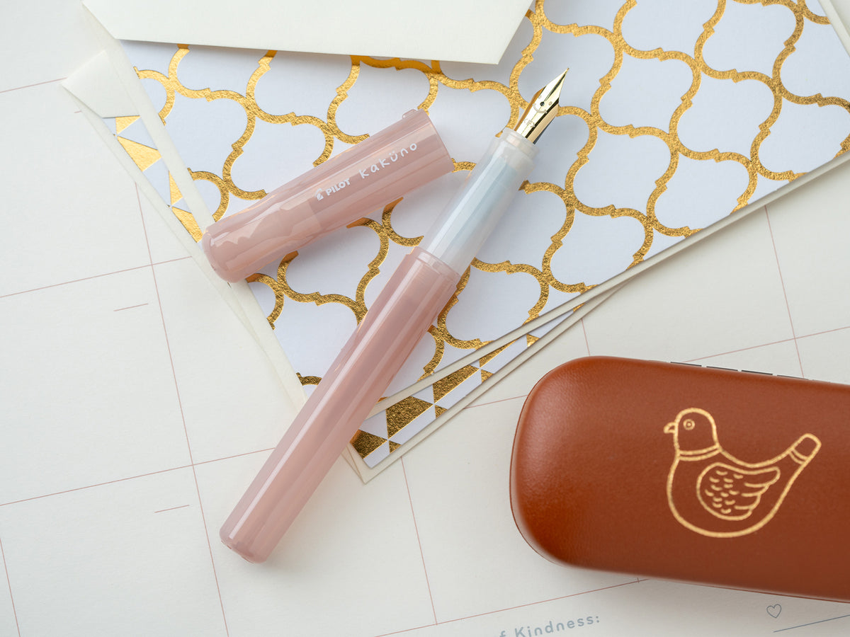 Pilot Kakuno Fountain Pen - Madoromi – Rosy Dusk