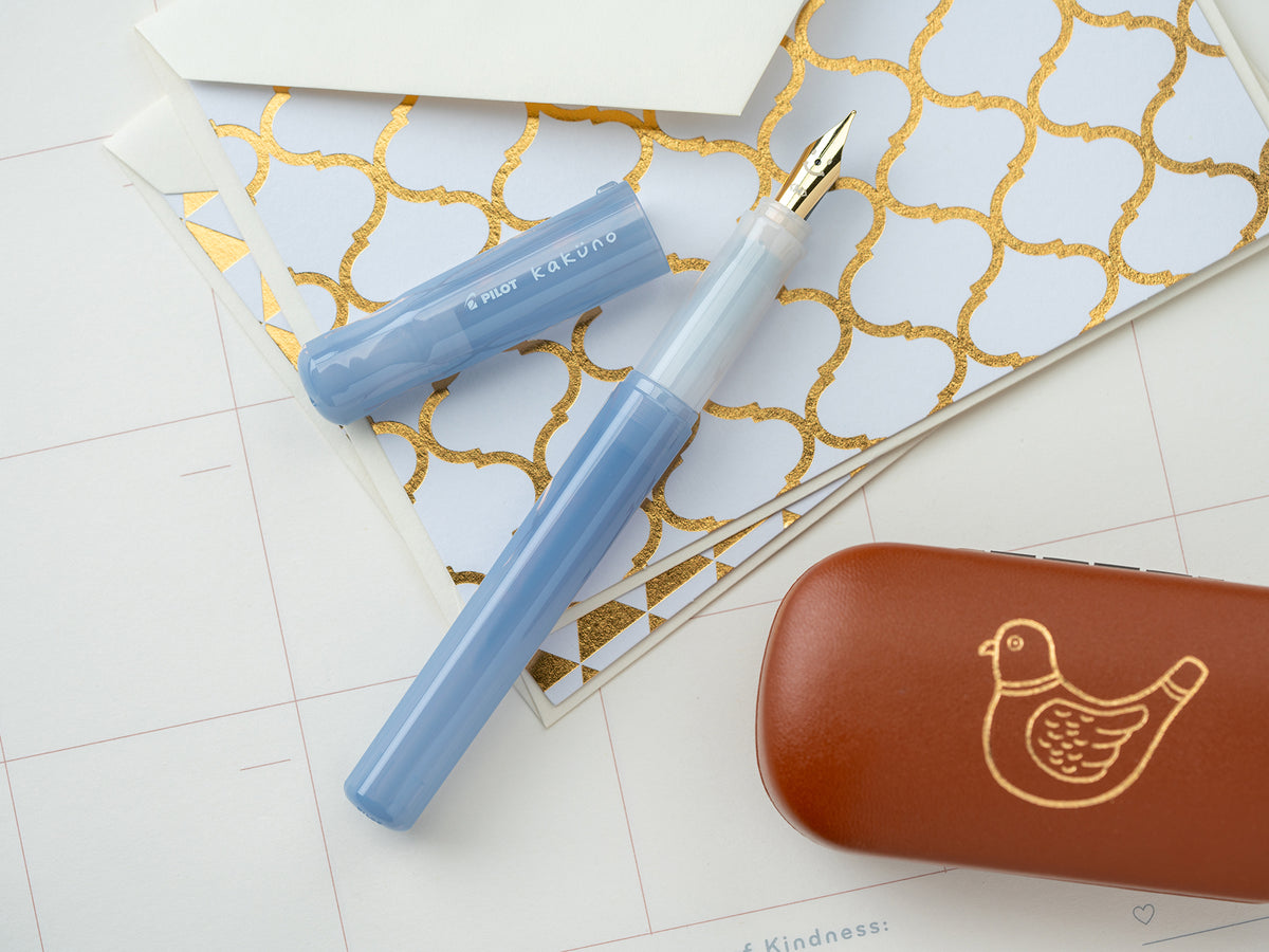 Pilot Kakuno Fountain Pen - Madoromi – Twilight Blue