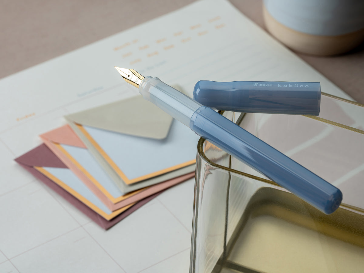 Pilot Kakuno Fountain Pen - Madoromi – Twilight Blue
