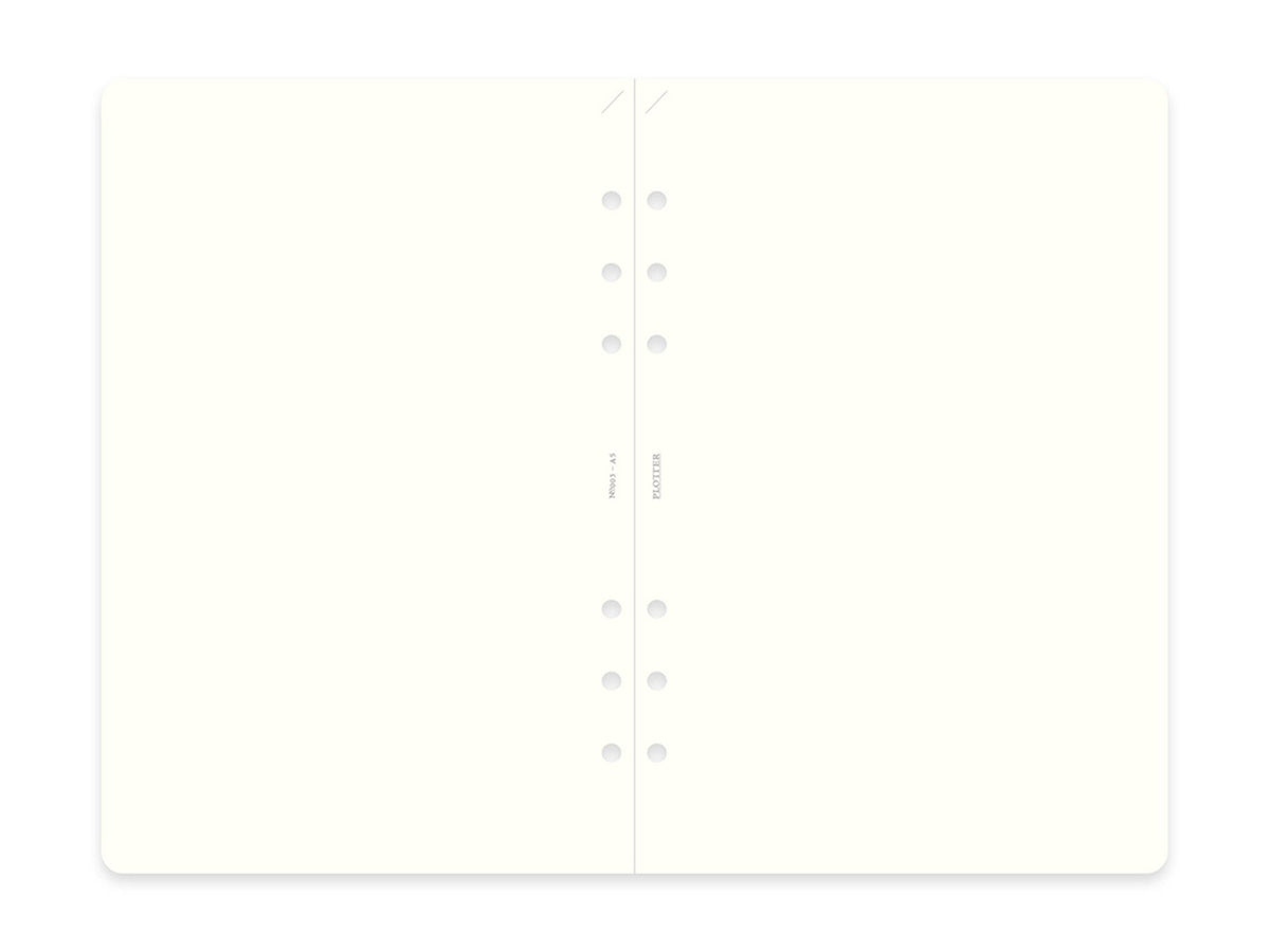 PLOTTER Refill Memo Pad Plain - A5 Size