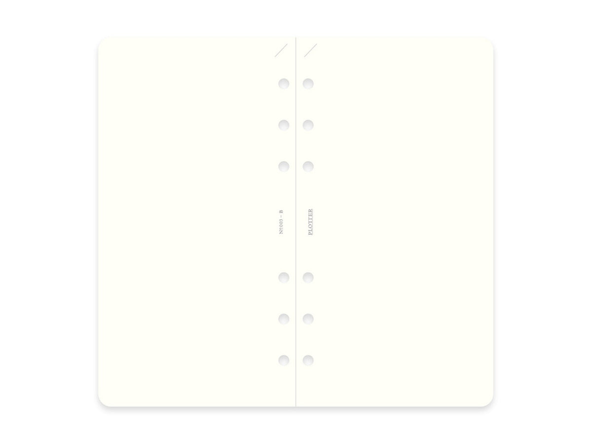 PLOTTER Refill Memo Pad Plain - Bible Size