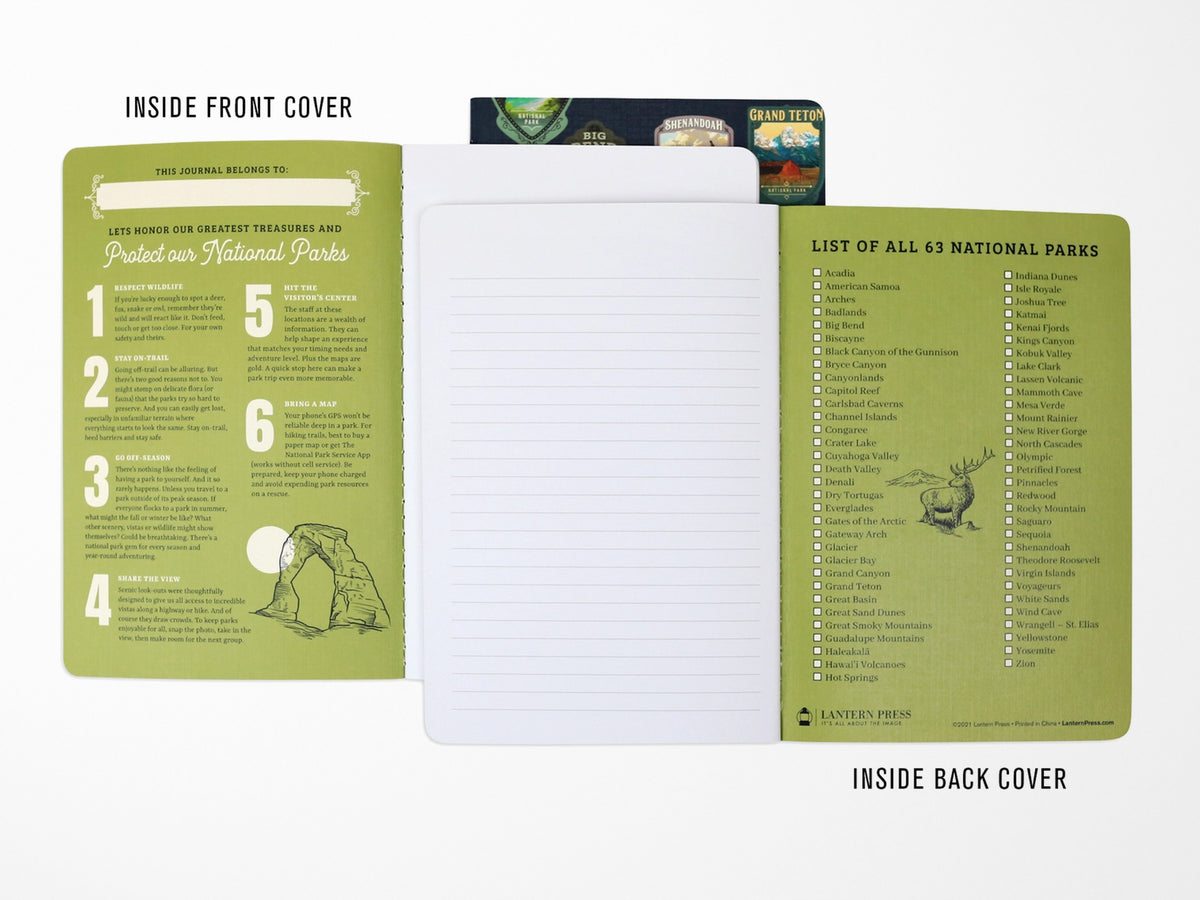 Protecct Our National Parks Set of 3 Notebooks