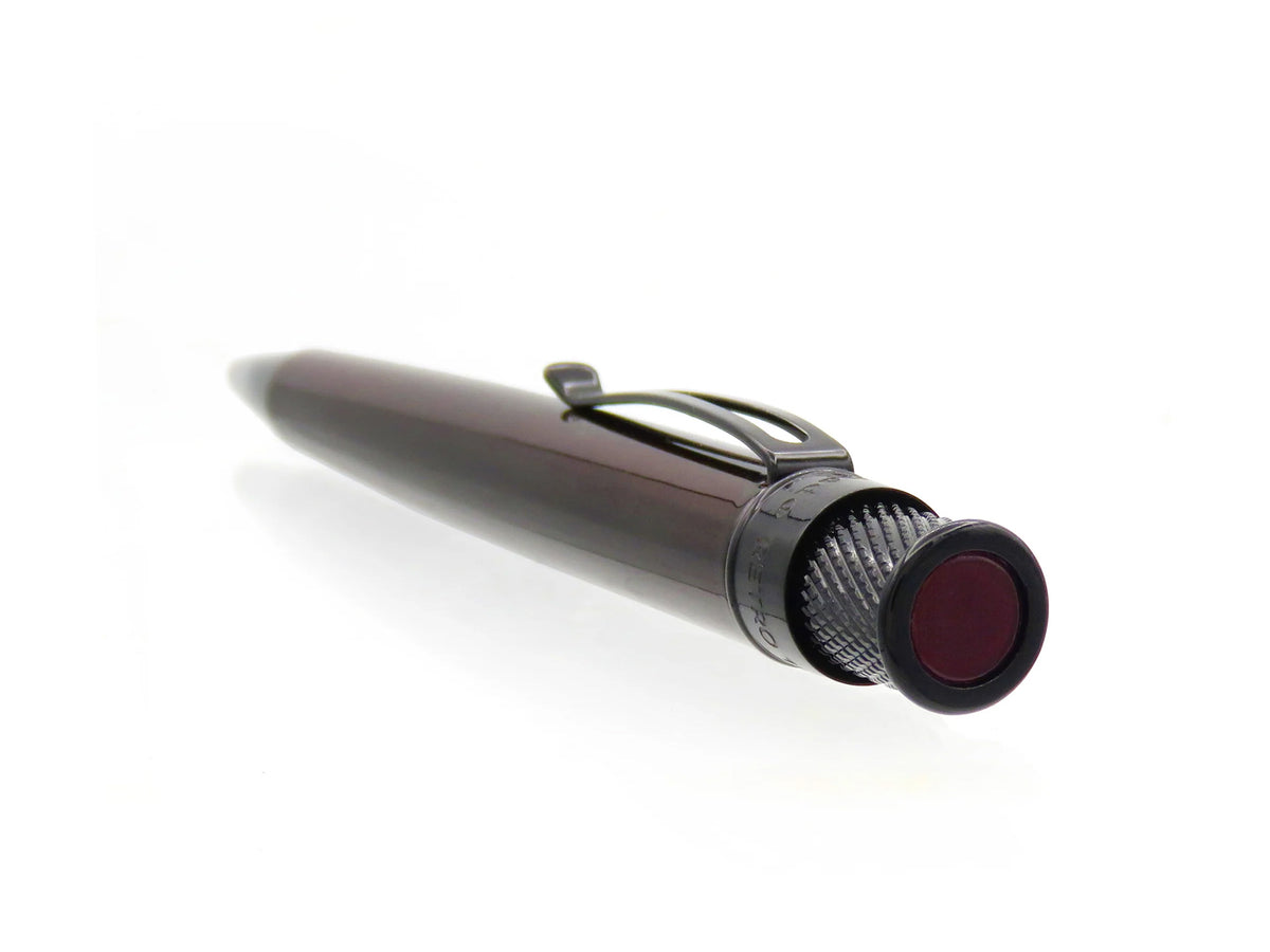 Retro 51 Tornado Rollerball Pen - Stealth Lacquer Black Cherry