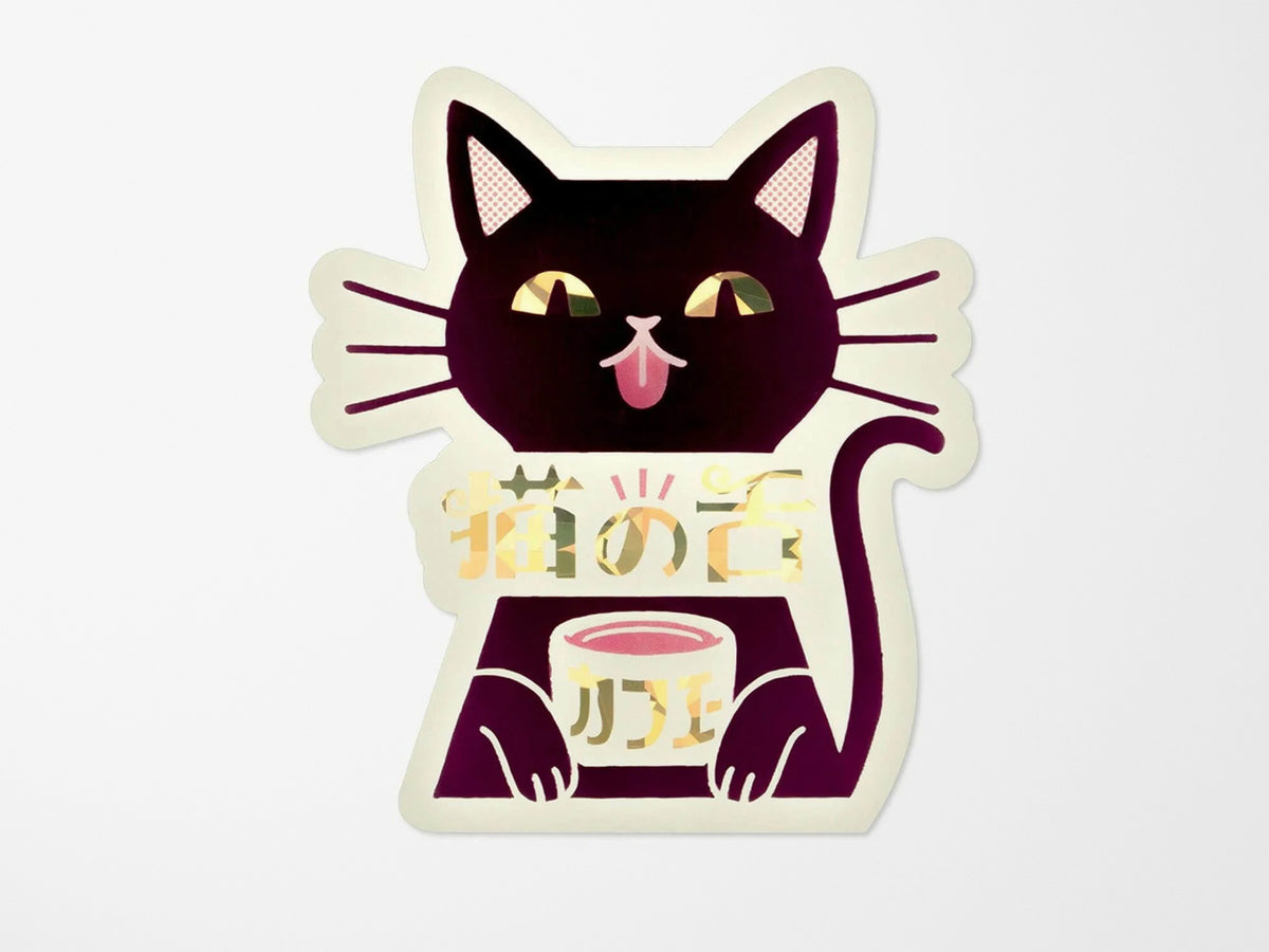 Rokkaku x ObiWan Sticker - Cat's Tongue Cafe
